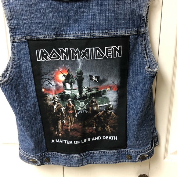Jackets & Blazers - Iron maiden woman’s vest